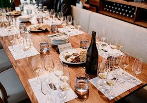 Wednesday night - Table for Eight tastings Itinerary